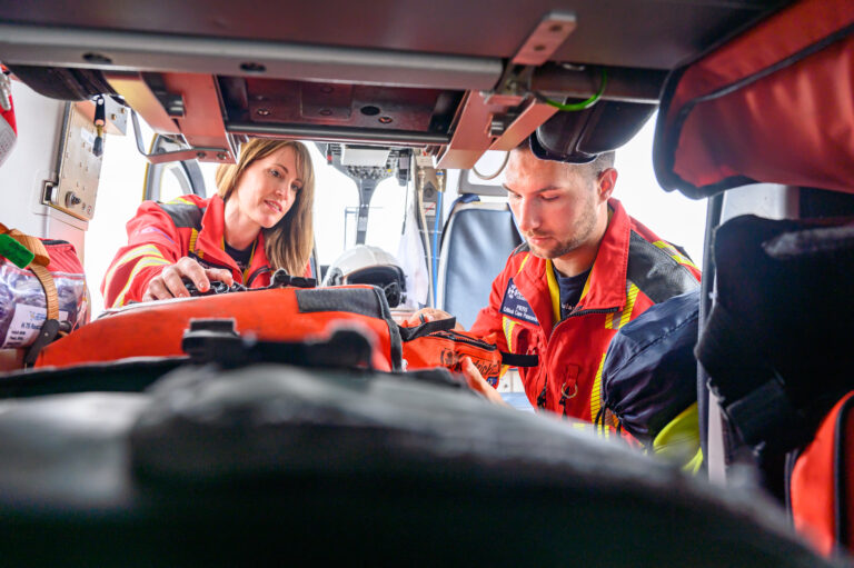 NWAA Medics packing equipment